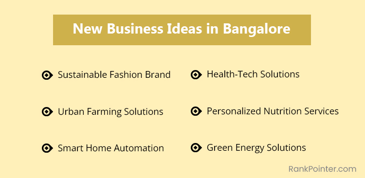 new business ideas in bangalore