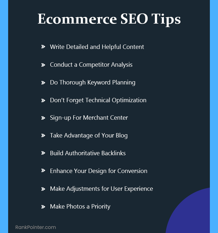 ecommerce seo strategies