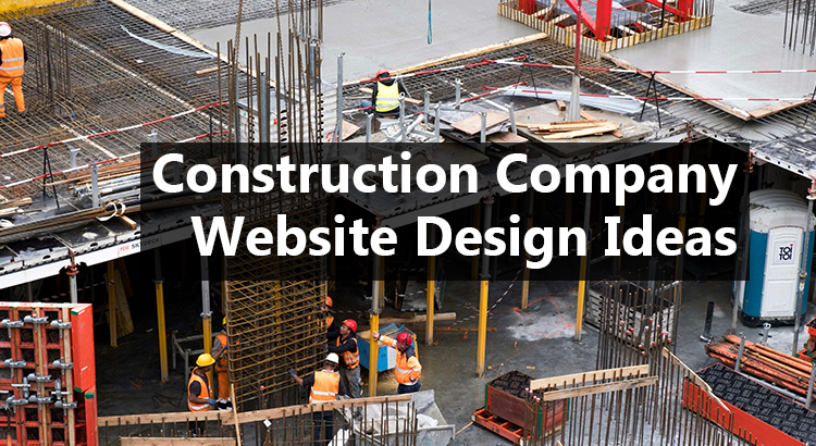 construction company website design