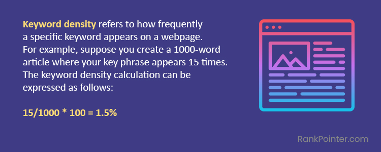 how to calculate keyword density