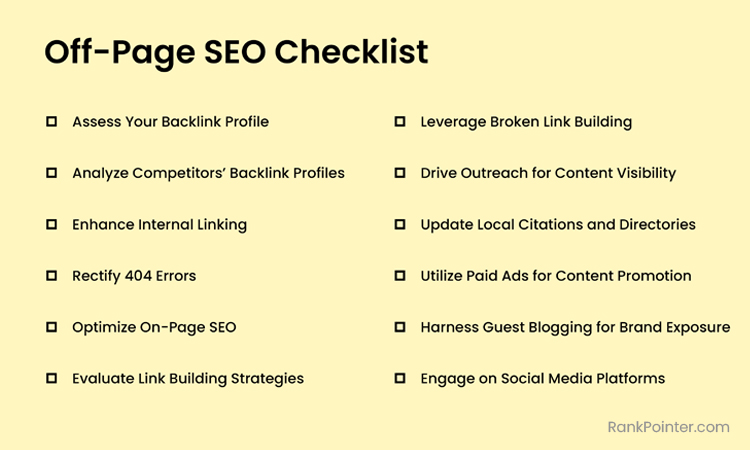 off page seo list