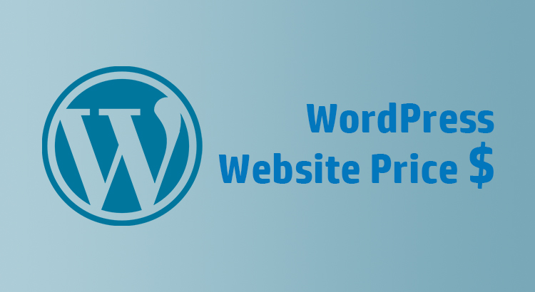 wordpress website price
